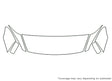accord 3M Clear Bra Hood Precut PPF Diagram