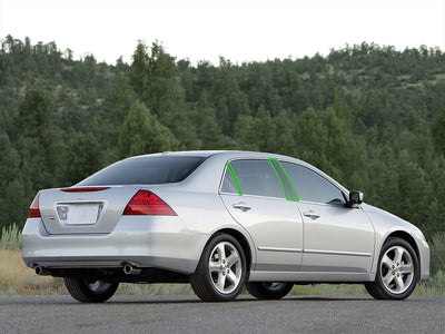 honda accord 2003-2007 (sedan) Pillar Post Trim Installation Location