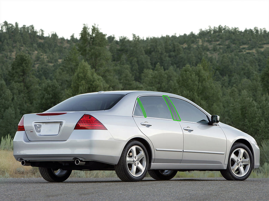 honda accord 2003-2007 (sedan) Pillar Post Trim Installation Location
