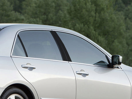 honda accord 2003-2007 (sedan) Carbon Fiber Pillar Cover Diagram