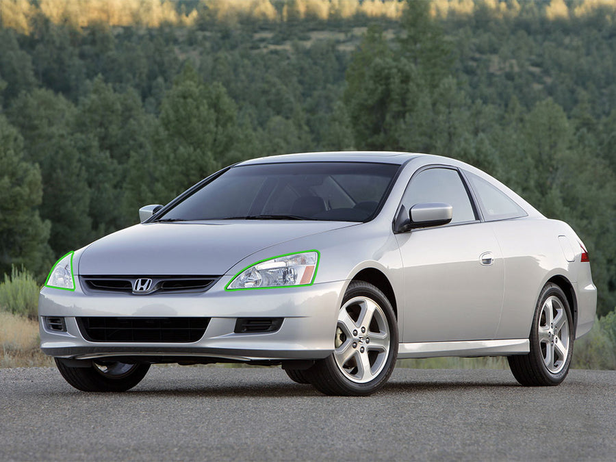 honda accord 2006-2007 (coupe) Headlight Protection Installation Location
