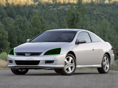 honda accord 2006-2007 (coupe) Headlight Tint Location