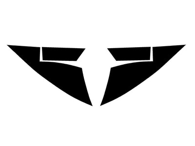 accord (coupe) Precut Tail Light Tint Diagram