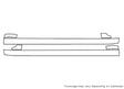 accord Avery Dennison Clear Bra Door Cup Precut PPF Diagram