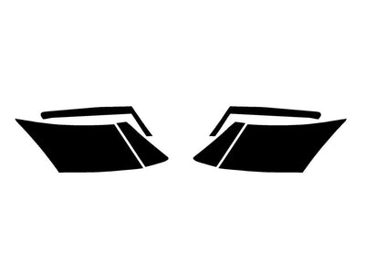 accord (coupe) Precut Tail Light Tint Diagram