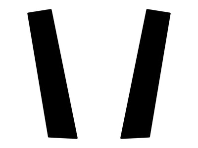 honda accord 2008-2012 (coupe) Camo Pillar Trim Diagram