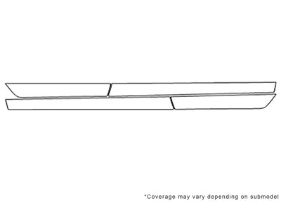 accord 3M Clear Bra Door Cup Precut PPF Diagram