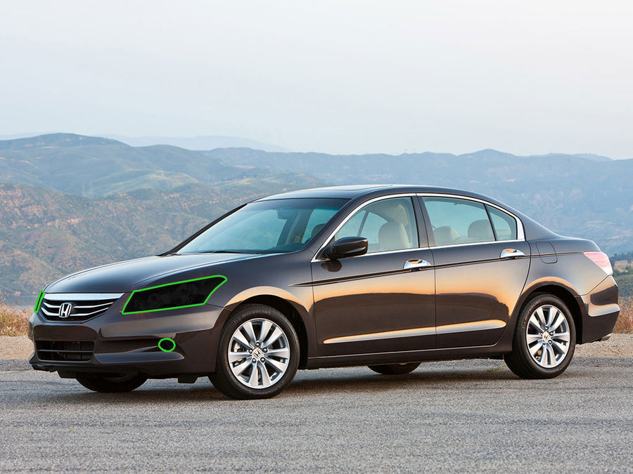 honda accord 2008-2012 (sedan) Headlight Tint Location