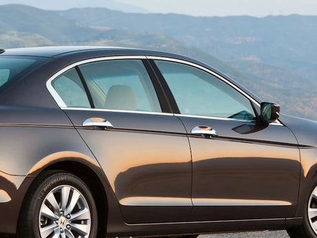 honda accord 2008-2012 (sedan) Gloss Black Pillar Cover Diagram