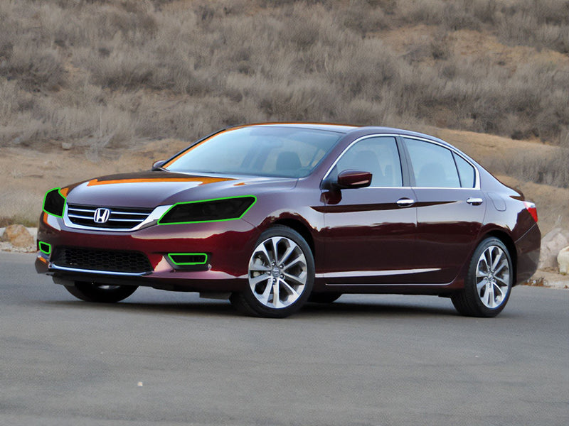 honda accord 2013-2015 (sedan) Headlight Tint Location