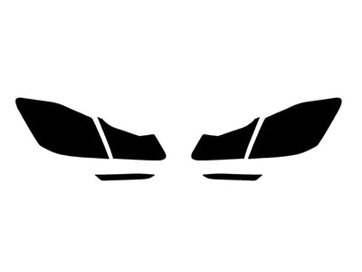 accord (sedan) Precut Tail Light Tint Diagram