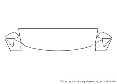accord 3M Clear Bra Hood Precut PPF Diagram