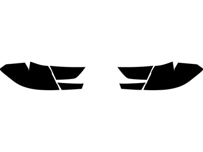 accord (sedan) Precut Tail Light Tint Diagram
