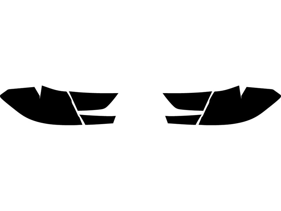 accord (sedan) Precut Tail Light Tint Diagram