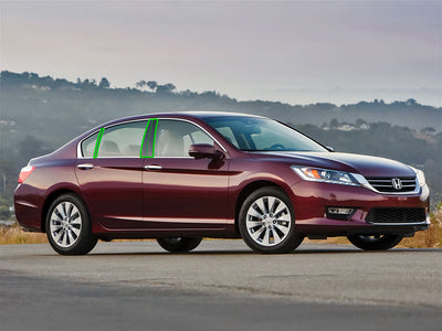 honda accord 2013-2017 (sedan) Pillar Post Trim Installation Location