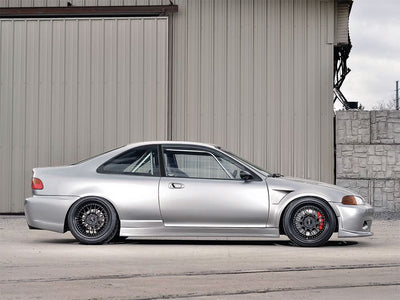 honda civic 1992-1995 (coupe) Piano Black Pillar Trim