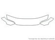 civic Avery Dennison Clear Bra Hood Precut PPF Diagram