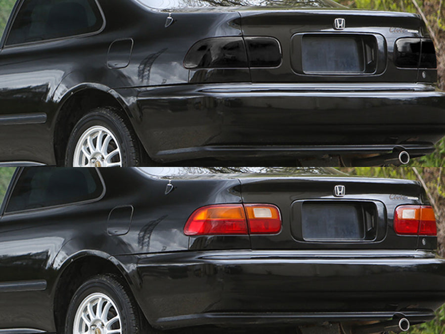 civic Before and After Smoked Taillights
