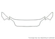 civic 3M Clear Bra Hood Precut PPF Diagram
