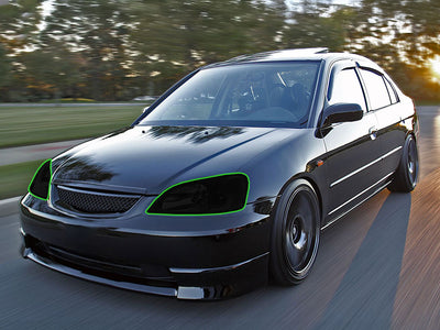 honda civic 2001-2003 Headlight Tint Location