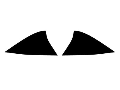 civic (coupe) Precut Tail Light Tint Diagram