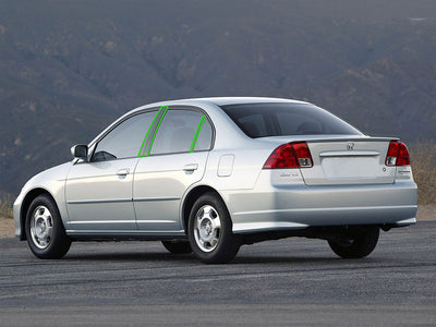 honda civic 2001-2005 (sedan) Pillar Post Trim Installation Location
