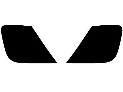 civic (si) Precut Tail Light Tint Diagram
