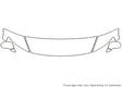 civic Avery Dennison Clear Bra Hood Precut PPF Diagram