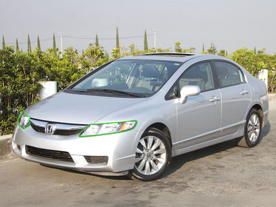 honda civic 2006-2011 (sedan) Headlight Protection Installation Location