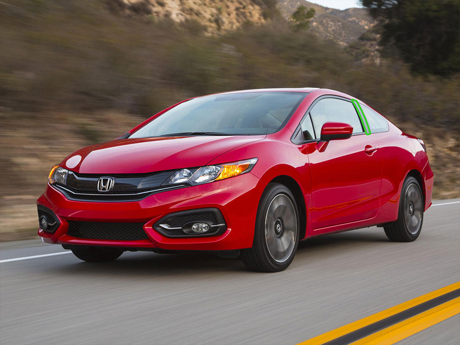 honda civic 2012-2015 (coupe) Pillar Post Trim Installation Location
