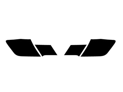 civic (sedan) Precut Tail Light Tint Diagram