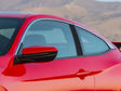 honda civic 2016-2023 (coupe) Gloss Black Pillar Cover Diagram