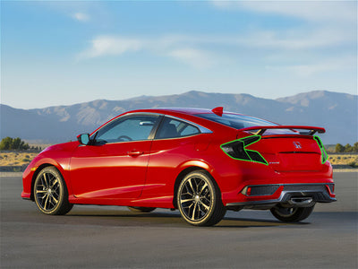 civic (coupe) Tail Light Tint Installation Points