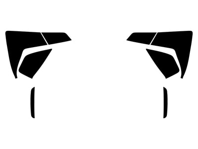 civic (hatchback) Precut Tail Light Tint Diagram