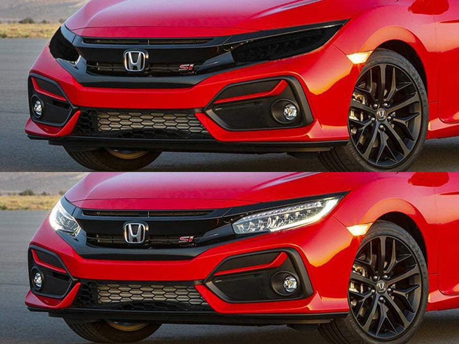honda civic 2016-2021 (led) Headlight Tint Appearance