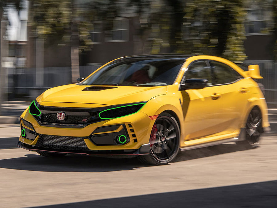 honda civic 2018-2021 (type r) Headlight Tint Location