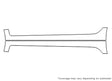 civic Avery Dennison Clear Bra Door Cup Precut PPF Diagram