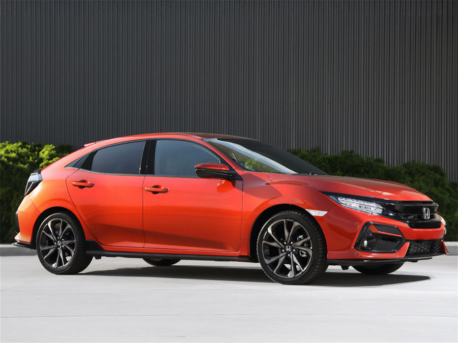 honda civic 2022-2024 (hatchback) Carbon Fiber Pillar Trim