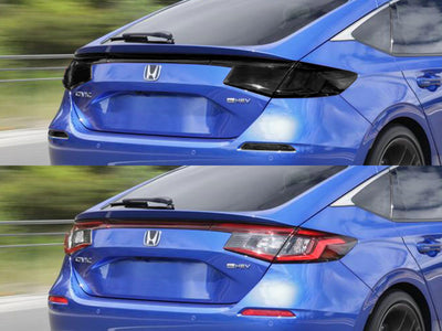 civic (hatchback) Before and After Smoked Taillights