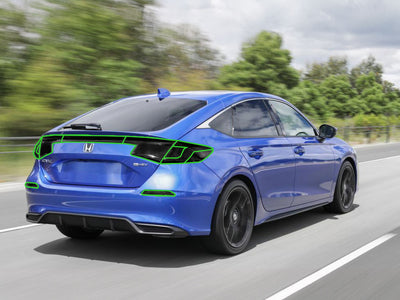 civic (hatchback) Tail Light Tint Installation Points