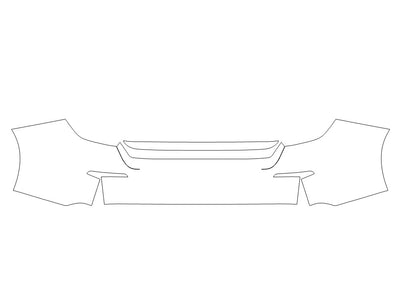 civic Avery Dennison Clear Bra Door Cup Precut PPF Diagram