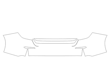 civic Avery Dennison Clear Bra Door Cup Precut PPF Diagram