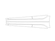 civic 3M Clear Bra Door Cup Precut PPF Diagram