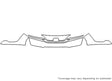 clarity Avery Dennison Clear Bra Bumper Precut PPF Diagram