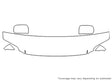 cr-v 3M Clear Bra Hood Precut PPF Diagram