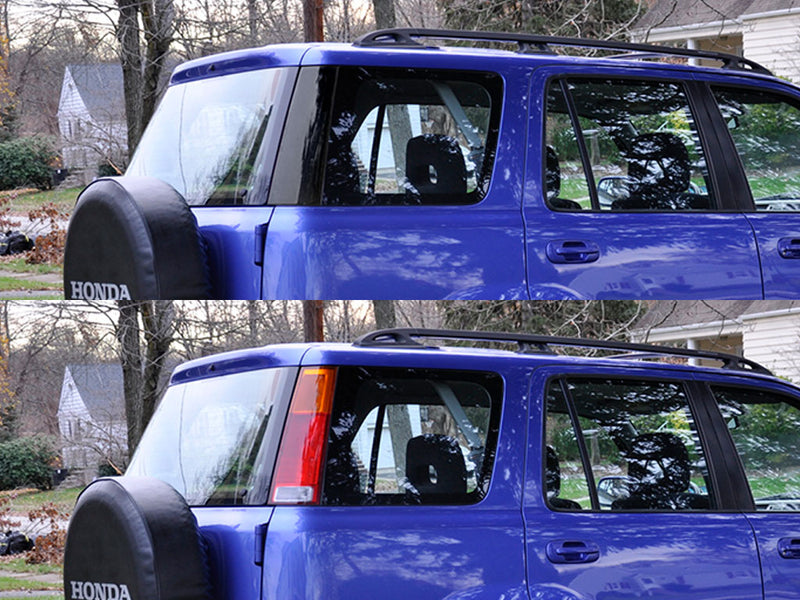 cr-v Before and After Smoked Taillights