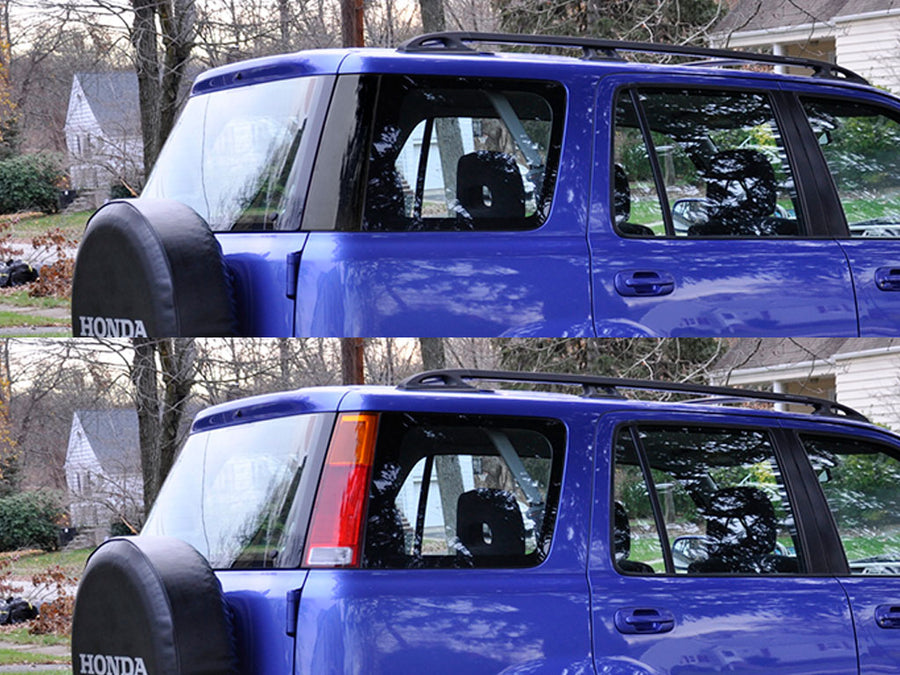 cr-v Before and After Smoked Taillights