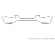 cr-v Avery Dennison Clear Bra Bumper Precut PPF Diagram