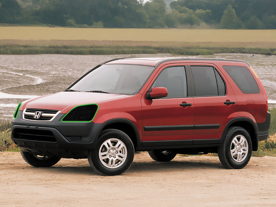 honda cr-v 2002-2004 Headlight Tint Location