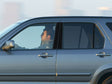 honda cr-v 2002-2006 Brushed Aluminum Black Pillar Cover Diagram